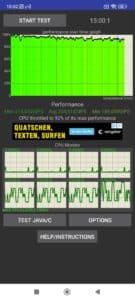 Poco F4 Test & Review Screenshots CPU Stress Test
