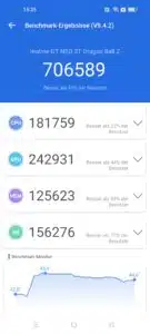 Realme GT Neo 3T Test & Review Screenshot Performance