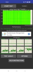 Realme GT Neo 3T Test & Review Screenshot CPU Stress Test