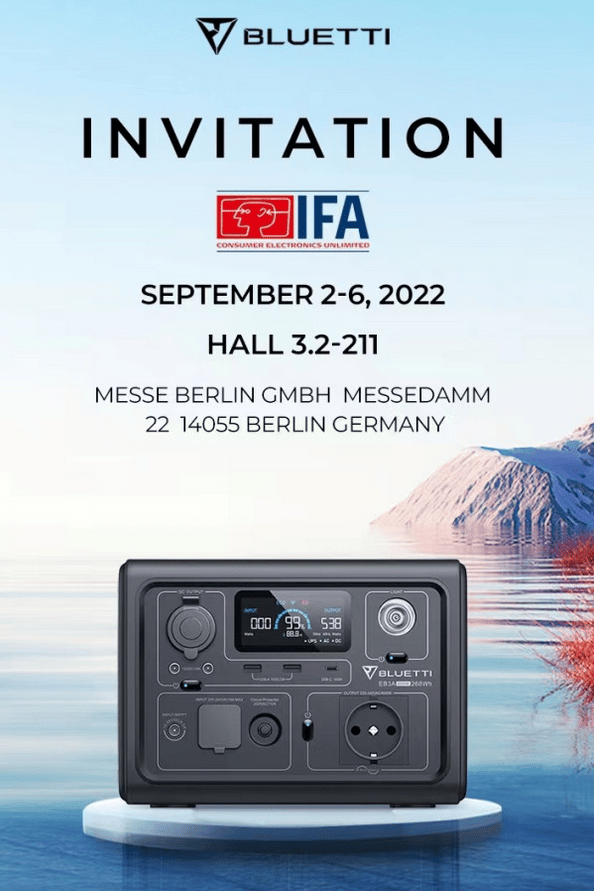 Meet BLUETTI at IFA 2022