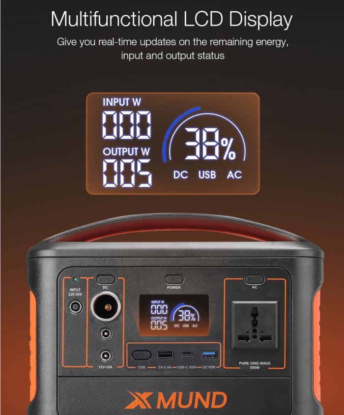 XMUND XD-PS10 Powerstation LCD Display