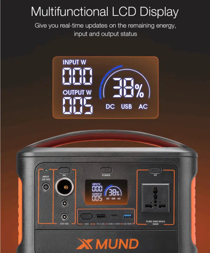 XMUND XD-PS10 Powerstation LCD Display