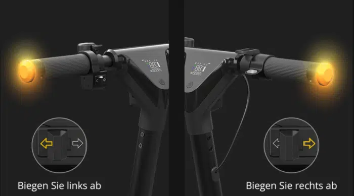 Eleglide Coozy Blinklichter links und rechts