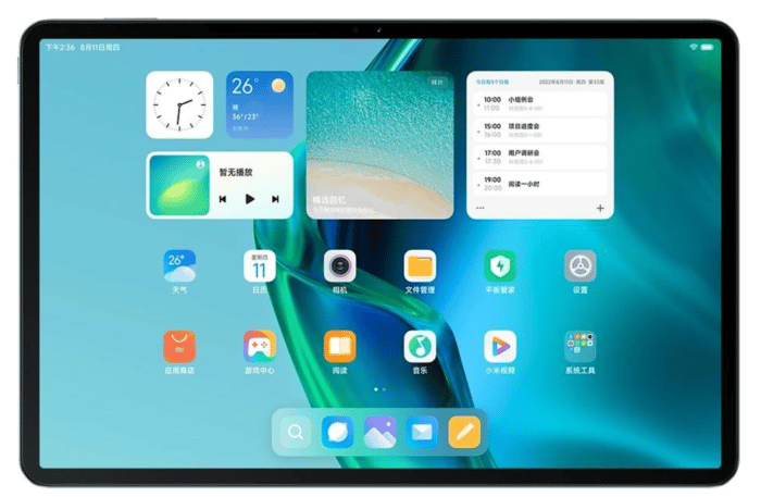 Xiaomi Pad 5 Pro 12,4 Vorderseite
