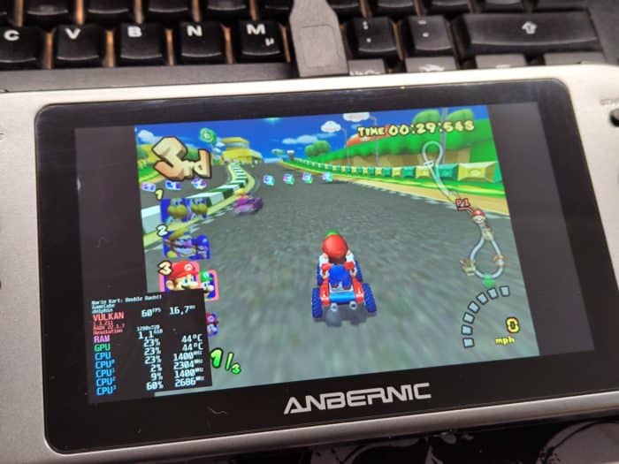 ANBERNIC Win600 Handheld Game Cube Emulation