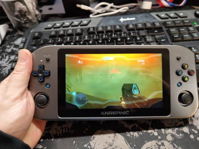 ANBERNIC Win600 Handheld Halo Master Chief Performance