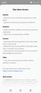 OnePlus 10T Test & Review Screenshots System