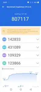 OnePlus 10T Test & Review Antutu benchmark