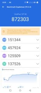 OnePlus 10T Test & Review Antutu benchmark
