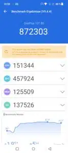 OnePlus 10T Test & Review Antutu benchmark
