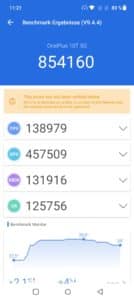 OnePlus 10T Test & Review Antutu benchmark