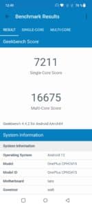 OnePlus 10T Test & Review Geekbench 4benchmark
