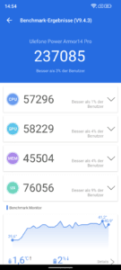 Ulefon Power Armor 14 Pro Screenshots Performance