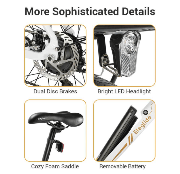 Eleglide Citycrosser Elektrofahrrad Detailsanschicht