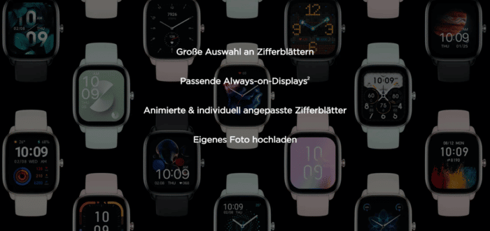 Amazfit GTS 4 Mini mit Always on Display