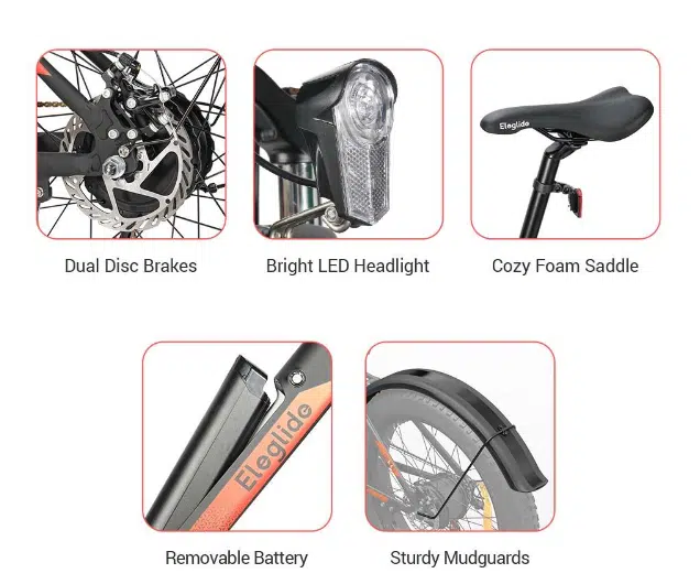 Eleglide Tankroll Elektrisches Mountainbike Highlights auf einen Blick