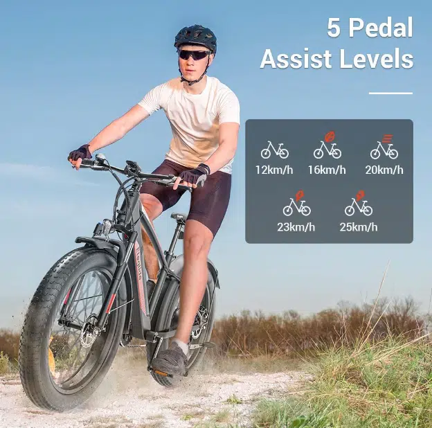 Eleglide Tankroll Elektrisches Mountainbike 5 Unterstützungsmodi