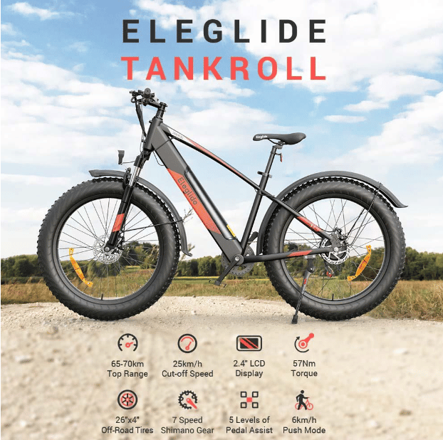 Eleglide Tankroll Elektrisches Mountainbike Technische Daten im Überblick