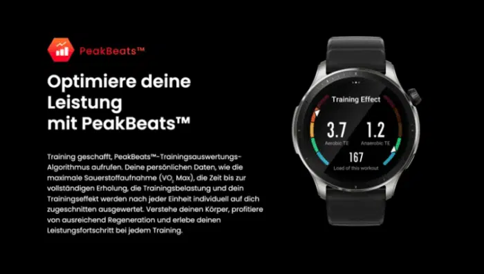 Amazfit GTR 4 PeakBeats