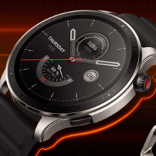 Amazfit GTR 4 sportliches Design mit geriffelter Krone