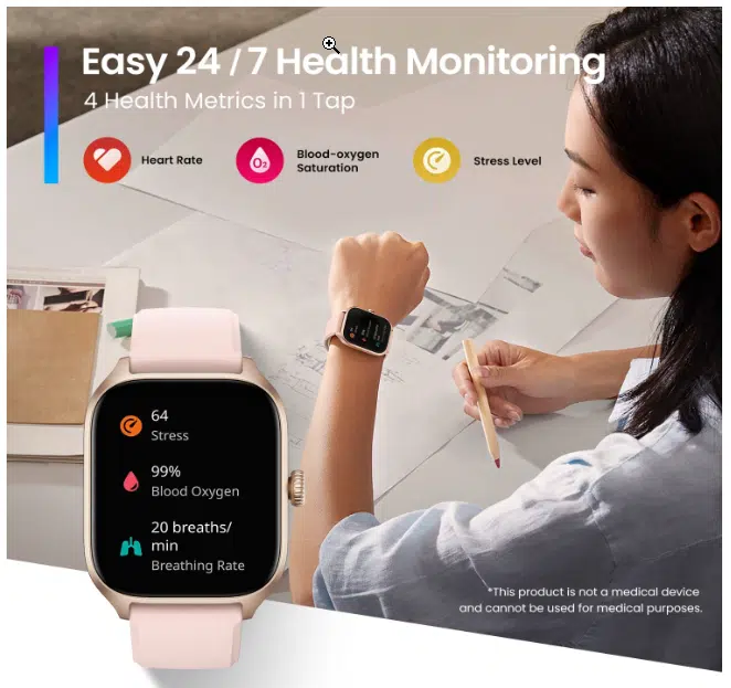 Amazfit GTS 4 Gesundheitsmanagment