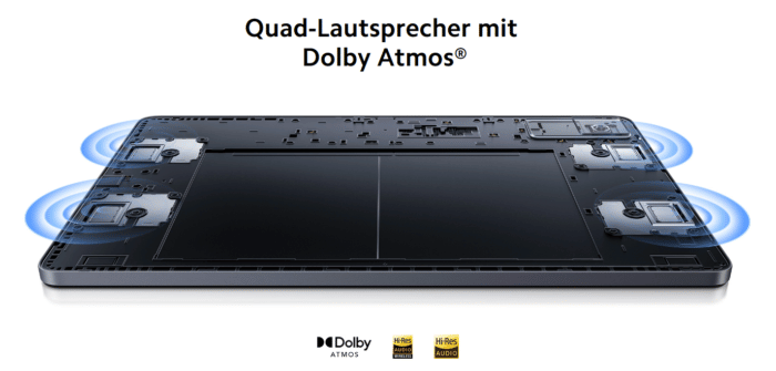 Redmi Pad 10,6 Zoll Dolby Atmos Lautsprecher