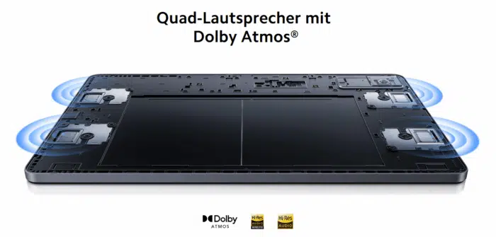 Redmi Pad 10,6 Zoll Dolby Atmos Lautsprecher