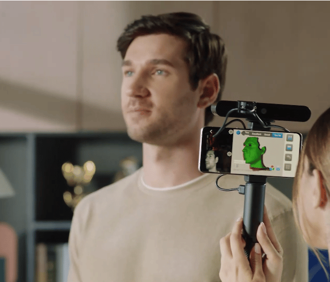 Revopoint POP 2 3D-Scanner Gesichtsscan
