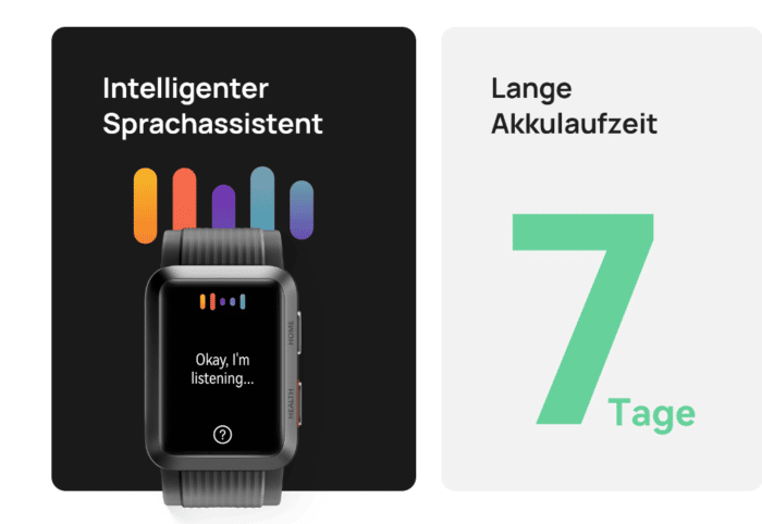 Huawei Watch D Sprachassistent + Akkulaufzeit