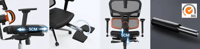 NEWTRAL NT002 Ergonomischer Stuhl viele Einstellmöglichkeiten