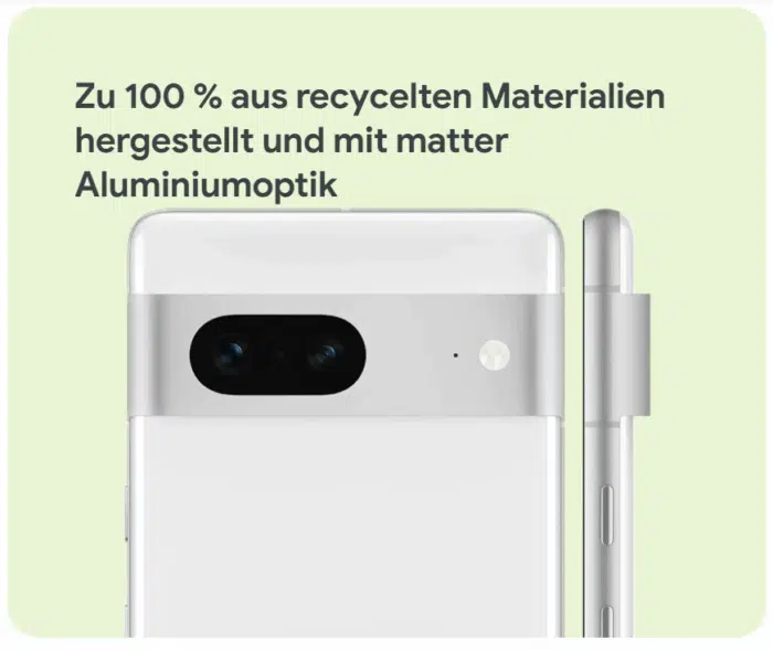 Google Pixel 7/ Pro aus recycelten Materialien