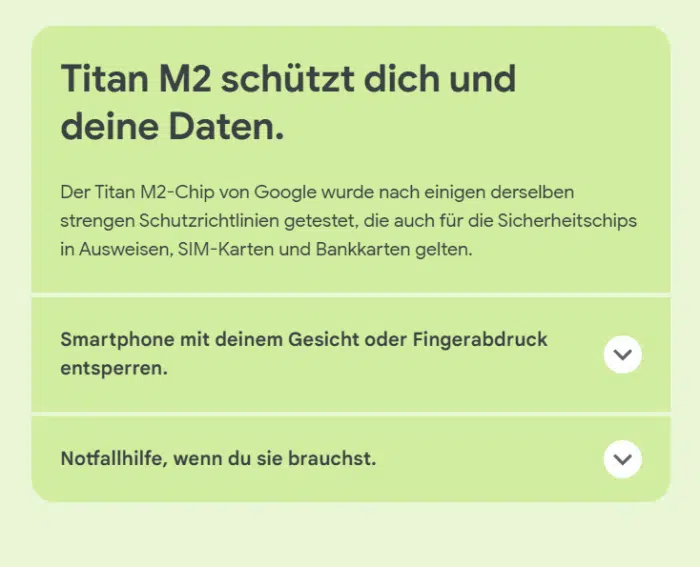 Google Pixel 7/ Pro Titan M2 Sicherheitschip