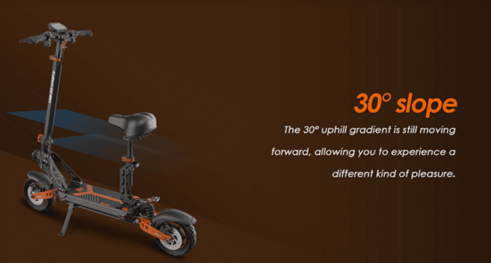 KUKIRIN G2 MAX E-Scooter 30° Steigungen