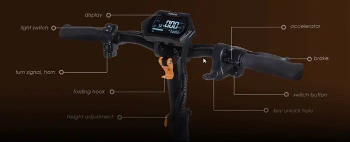 KUKIRIN G2 MAX E-Scooter Lenker + Display