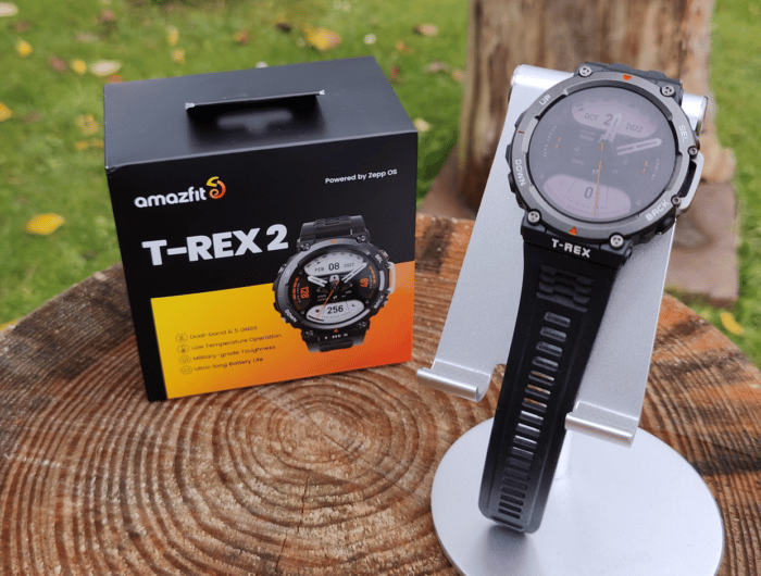 Amazfit T-Rex 2 Test & Review Verpackung & Uhr