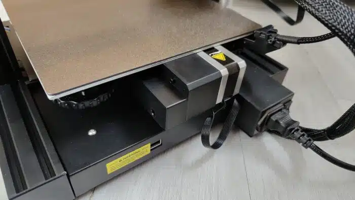 Voxelab Aquila S2 Testbericht & Review Druckbett auf Y-Motor