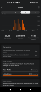 Amazfit T-Rex 2 Test & Review  Schrittzähler