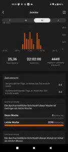 Amazfit T-Rex 2 Test & Review  Schrittzähler
