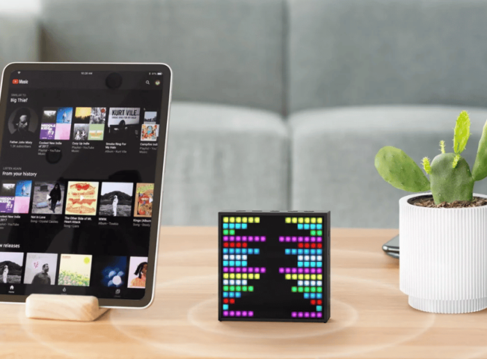 Divoom Timebox-Evo Pixel Art Bluetooth Lautsprecher Beat Synchronisation