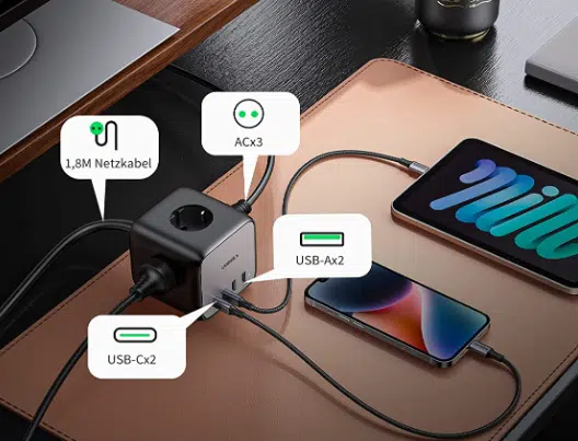 UGREEN DigiNest Cube/Pro Anschlüsse Cube