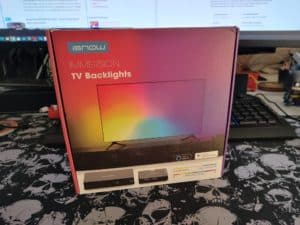 Isnow TGS Immersion LED Streifen günstige Ambilight Alternative Verpackung