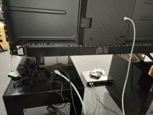 Isnow TGS Immersion LED Streifen günstige Ambilight Alternative Kabel angeschlossen