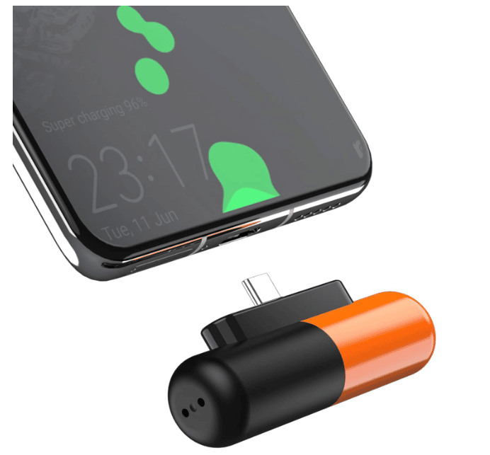 Adicop Mini Powerbank größe und USB-C Anschluss