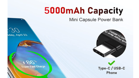 Adicop Mini Powerbank 5000 mAh kapazität