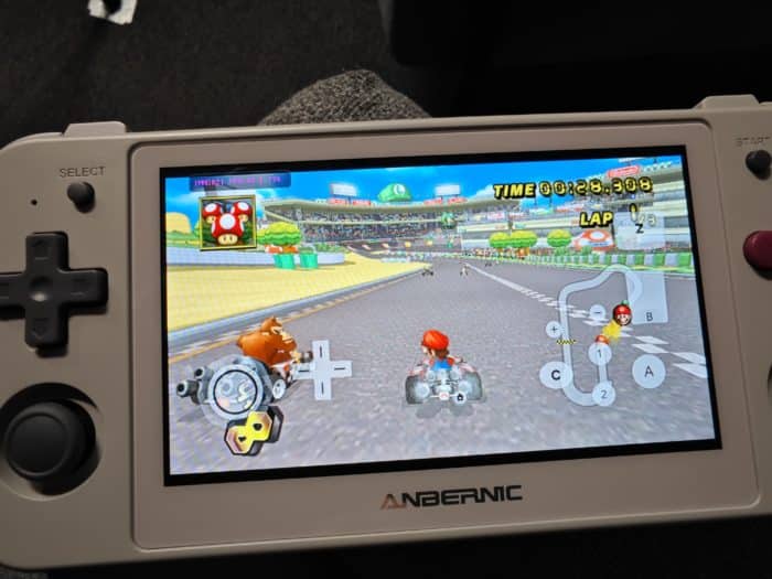Anbernic RG505 WiiEmulation Mario Kart Double Dash 