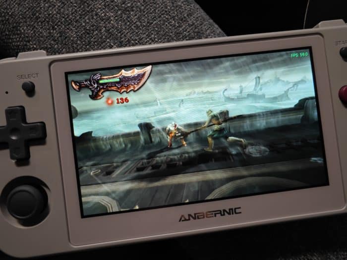 Anbernic RG505 PSP Emulation God Of War: Ghost of Sparte