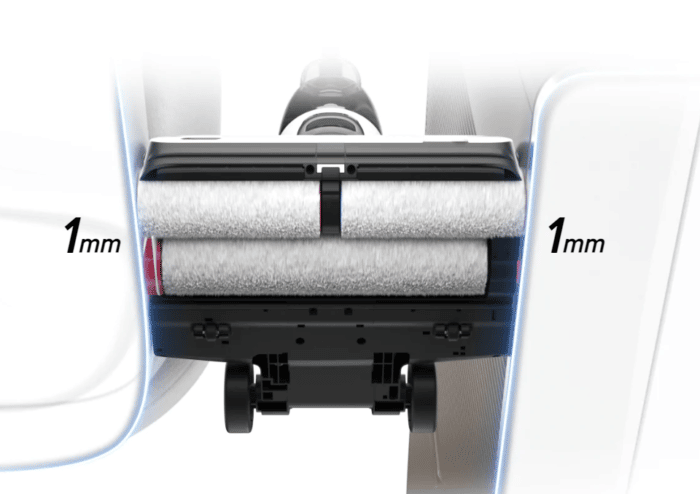 Roborock Dyad Pro bis zu 1 mm Kantenreinigung