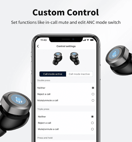 Edifier W240TN Bluetooth Kopfhörer App und App Einstellungen
