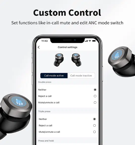 Edifier W240TN Bluetooth Kopfhörer App und App Einstellungen