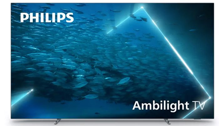 Philips OLED707/12 Ambilight TV Frontansicht